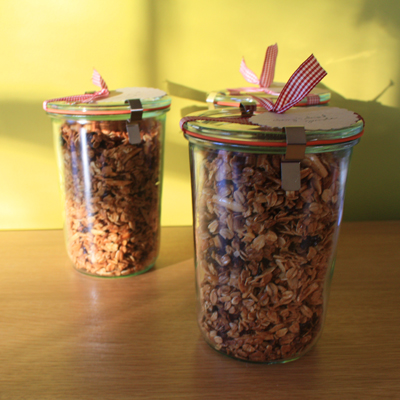 holiday gift given : granola holiday gift given : granola