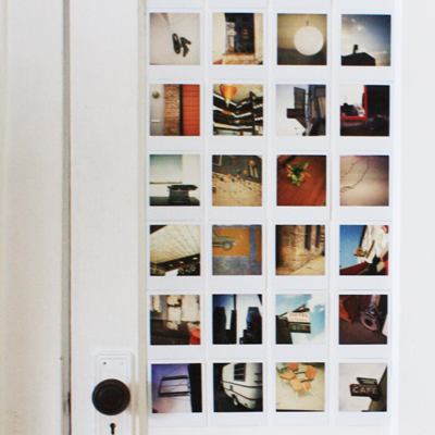 polaroid door in my home office polaroid door in my home office