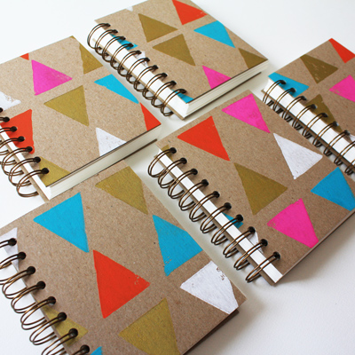 small triangle notebooks! small triangle notebooks!