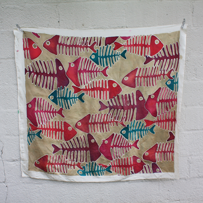fish scarf fish scarf