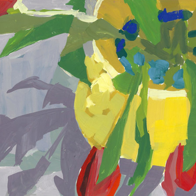 etsy : alla prima painting : tulips