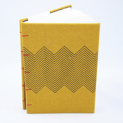 etsy : west cermak : zig zag - screenprinted yellow journal etsy : west cermak : zig zag - screenprinted yellow journal